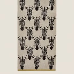 Best Sale 🔔 Towels Pure Cotton Zebra Print Beach Towel 🌟