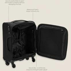 Brand new ⌛ M&S Collection Suitcases & Luggage Ultralite 4 Wheel Soft Cabin Suitcase 🔔 -Men's Holiday Clothes Sales PL 05 T40 4617 Y0 X EC 8