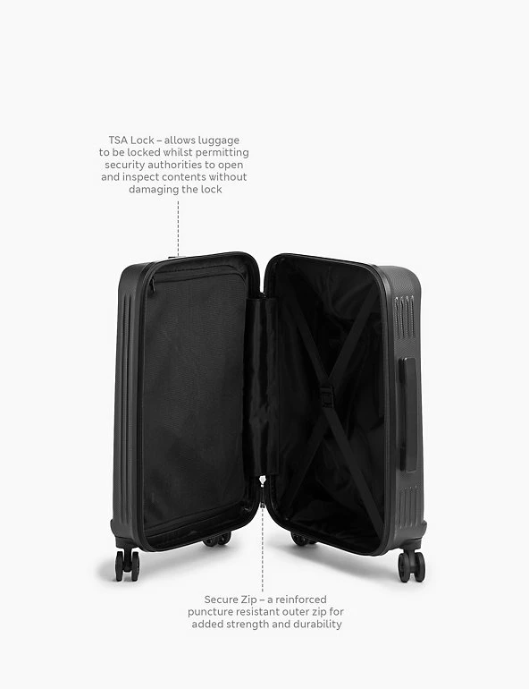 New 🎉 M&S Collection Suitcases & Luggage Heritage 8 Wheel Hard Shell Cabin Suitcase ✔️ 15 New 🎉 M&S Collection Suitcases & Luggage Heritage 8 Wheel Hard Shell Cabin Suitcase ✔️ - Image 15