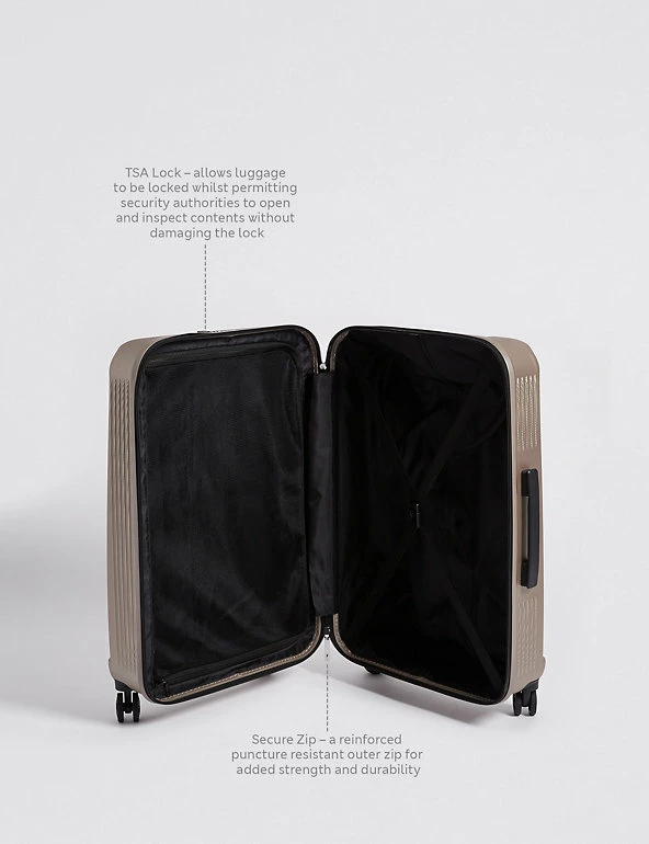 New 🎉 M&S Collection Suitcases & Luggage Heritage 8 Wheel Hard Shell Cabin Suitcase ✔️ 8 New 🎉 M&S Collection Suitcases & Luggage Heritage 8 Wheel Hard Shell Cabin Suitcase ✔️ - Image 8