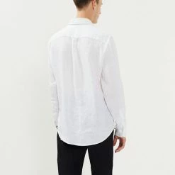 Cheapest 😍 JAEGER Casual 👚 Shirts Luxury Pure Linen Long Sleeve 👚 Shirt 🧨 -Men's Holiday Clothes Sales SD 01 T62 1211A Z0 X EC 2