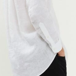 Cheapest 😍 JAEGER Casual 👚 Shirts Luxury Pure Linen Long Sleeve 👚 Shirt 🧨 -Men's Holiday Clothes Sales SD 01 T62 1211A Z0 X EC 3