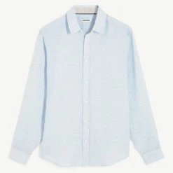 Wholesale ✔️ JAEGER Casual 👚 Shirts Luxury Pure Linen Long Sleeve 👚 Shirt 🛒 -Men's Holiday Clothes Sales SD 01 T62 1228B E1 X EC 90