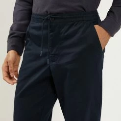 Best Sale 🔥 JAEGER Casual Trousers Cotton Stretch Drawstring Trousers 👏 -Men's Holiday Clothes Sales SD 01 T62 2601B F2 X EC 2