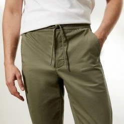 Best Sale 🔥 JAEGER Casual Trousers Cotton Stretch Drawstring Trousers 👏 -Men's Holiday Clothes Sales SD 01 T62 2601B JR X EC 1