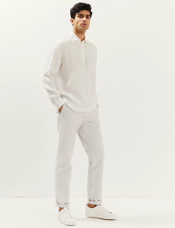 Brand new 🔥 JAEGER Men's Trousers Regular Fit Pure Cotton Twill Chinos 🛒 1 Brand new 🔥 JAEGER Men's Trousers Regular Fit Pure Cotton Twill Chinos 🛒