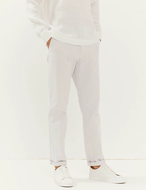 Brand new 🔥 JAEGER Men's Trousers Regular Fit Pure Cotton Twill Chinos 🛒 3 Brand new 🔥 JAEGER Men's Trousers Regular Fit Pure Cotton Twill Chinos 🛒 - Image 3