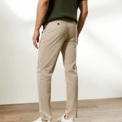 Best deal 🤩 JAEGER Casual Trousers Slim Fit Cotton Stretch Chinos 🤩 -Men's Holiday Clothes Sales SD 01 T62 2604C L2 X EC 3