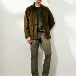 Hot Sale 🎁 JAEGER Casual Trousers Regular Fit Pure Cotton Twill Chinos 🛒