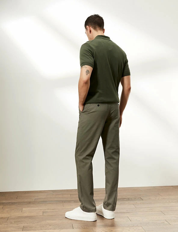 Hot Sale 🎁 JAEGER Casual Trousers Regular Fit Pure Cotton Twill Chinos 🛒 3 Hot Sale 🎁 JAEGER Casual Trousers Regular Fit Pure Cotton Twill Chinos 🛒 - Image 3