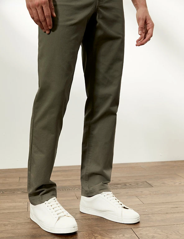 Hot Sale 🎁 JAEGER Casual Trousers Regular Fit Pure Cotton Twill Chinos 🛒 4 Hot Sale 🎁 JAEGER Casual Trousers Regular Fit Pure Cotton Twill Chinos 🛒 - Image 4
