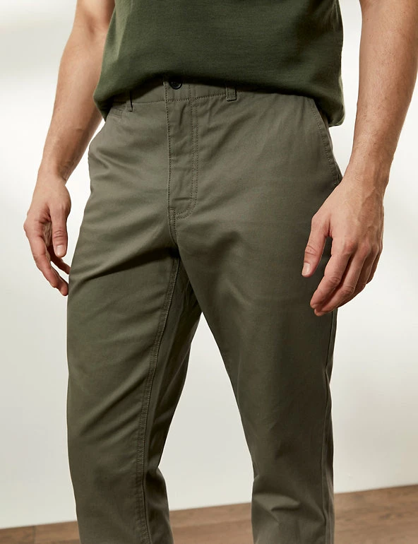 Hot Sale 🎁 JAEGER Casual Trousers Regular Fit Pure Cotton Twill Chinos 🛒 5 Hot Sale 🎁 JAEGER Casual Trousers Regular Fit Pure Cotton Twill Chinos 🛒 - Image 5