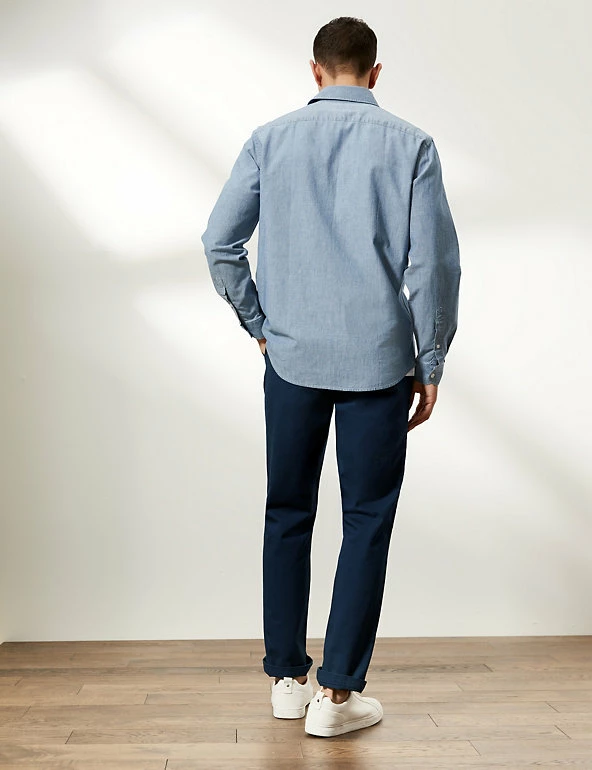 Hot Sale 🎁 JAEGER Casual Trousers Regular Fit Pure Cotton Twill Chinos 🛒 9 Hot Sale 🎁 JAEGER Casual Trousers Regular Fit Pure Cotton Twill Chinos 🛒 - Image 9