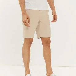 Best Sale ❤️ JAEGER Men's Shorts Pure Cotton Twill Chino Shorts 😉 -Men's Holiday Clothes Sales SD 01 T62 2606A L0 X EC 1