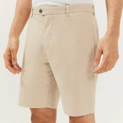 Best Sale ❤️ JAEGER Men's Shorts Pure Cotton Twill Chino Shorts 😉 -Men's Holiday Clothes Sales SD 01 T62 2606A L0 X EC 3