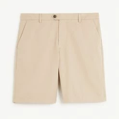 Best Sale ❤️ JAEGER Men's Shorts Pure Cotton Twill Chino Shorts 😉 -Men's Holiday Clothes Sales SD 01 T62 2606A L0 X EC 90