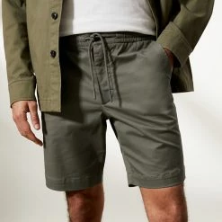 Promo 🌟 JAEGER Men's Shorts Cotton Stretch Drawstring Shorts 👍 -Men's Holiday Clothes Sales SD 01 T62 2606C JR X EC 1