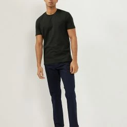 Hot Sale ✔️ JAEGER Men's T-shirts Pure Cotton Crew Neck T-Shirt 🎉 -Men's Holiday Clothes Sales SD 01 T62 3805A Y0 X EC 1