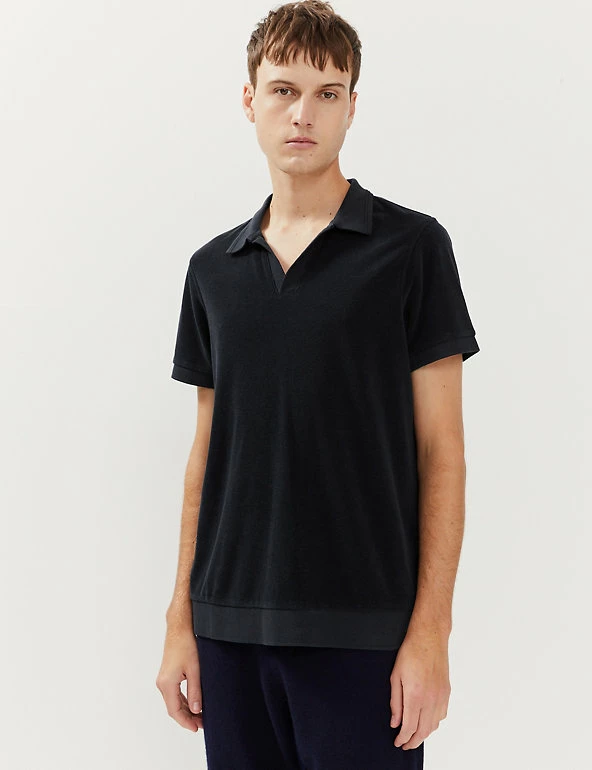 Cheapest 👍 JAEGER Men's Polo 👚 Shirts Pure Cotton Toweling Polo 👚 Shirt ✨ 7 Cheapest 👍 JAEGER Men's Polo 👚 Shirts Pure Cotton Toweling Polo 👚 Shirt ✨ - Image 7