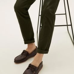 Cheapest 🥰 M&S Collection Men's Casual 👞 Shoes Leather Boat 👞 Shoes 😍 -Men's Holiday Clothes Sales SD 03 T03 2196 N0 X EC 4