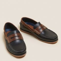 Hot Sale 🔔 M&S Collection Men's Smart 👞 Shoes Leather Slip-On Boat 👞 Shoes 🌟 8 Hot Sale 🔔 M&S Collection Men's Smart 👞 Shoes Leather Slip-On Boat 👞 Shoes 🌟 -Men's Holiday Clothes Sales SD 03 T03 2203 F4 X EC 2