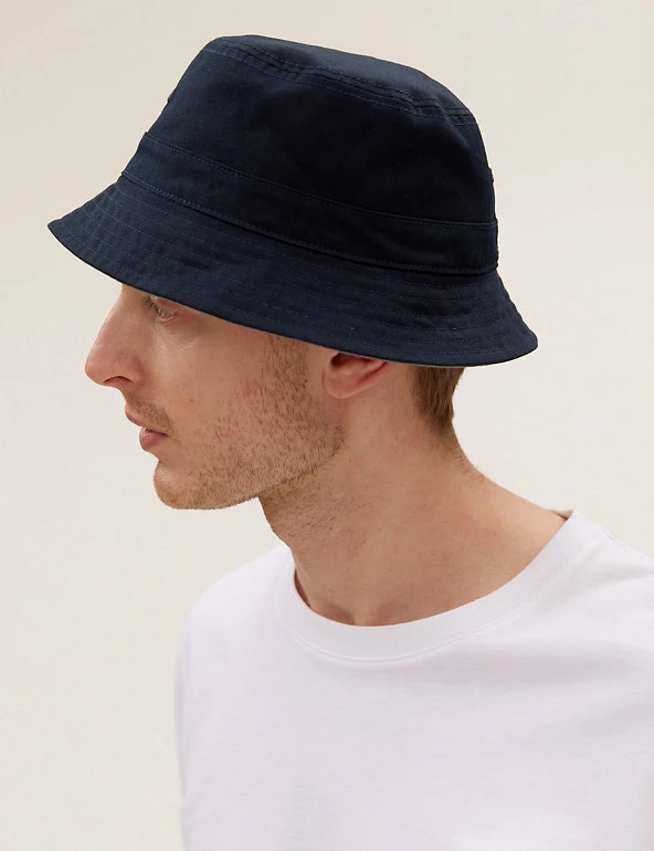 Best Pirce 🎉 M&S Collection Men's Hats Reversible Bucket Hat 😍 6 Best Pirce 🎉 M&S Collection Men's Hats Reversible Bucket Hat 😍 - Image 6