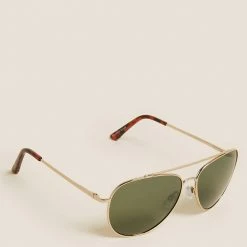 Best deal 🛒 M&S Collection Men's 👓 Sunglasses Aviator 👓 Sunglasses ✨ -Men's Holiday Clothes Sales SD 03 T09 6607 J4 X EC 1