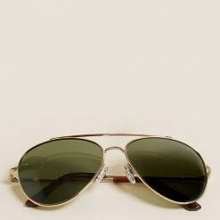 Best deal 🛒 M&S Collection Men's 👓 Sunglasses Aviator 👓 Sunglasses ✨ -Men's Holiday Clothes Sales SD 03 T09 6607 J4 X EC 2