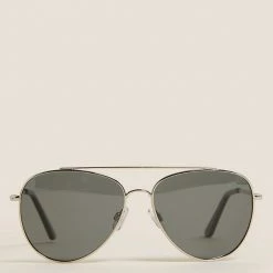 Best deal 🛒 M&S Collection Men's 👓 Sunglasses Aviator 👓 Sunglasses ✨ -Men's Holiday Clothes Sales SD 03 T09 6607 XX X EC 0
