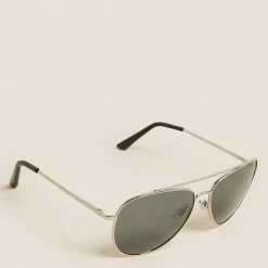 Best deal 🛒 M&S Collection Men's 👓 Sunglasses Aviator 👓 Sunglasses ✨ -Men's Holiday Clothes Sales SD 03 T09 6607 XX X EC 1