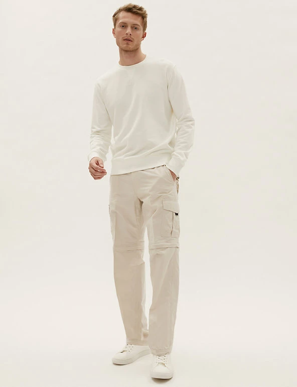Best deal 😉 M&S Collection Men's Trousers Regular Fit Zip-Off Trekking Cargo Trousers ⭐ 1 Best deal 😉 M&S Collection Men's Trousers Regular Fit Zip-Off Trekking Cargo Trousers ⭐