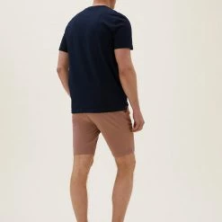 Deals ✨ M&S Collection Men's Shorts Stretch Chino Shorts 🔔 -Men's Holiday Clothes Sales SD 03 T17 5581M A2 X EC 3