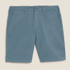 Deals ✨ M&S Collection Men's Shorts Stretch Chino Shorts 🔔 -Men's Holiday Clothes Sales SD 03 T17 5581M BE X EC 90