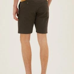 Deals ✨ M&S Collection Men's Shorts Stretch Chino Shorts 🔔 -Men's Holiday Clothes Sales SD 03 T17 5581M CW X EC 3
