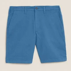 Deals ✨ M&S Collection Men's Shorts Stretch Chino Shorts 🔔 -Men's Holiday Clothes Sales SD 03 T17 5581M E5 X EC 90