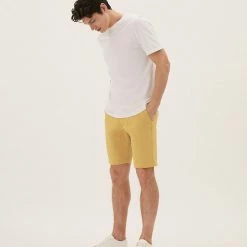 Deals ✨ M&S Collection Men's Shorts Stretch Chino Shorts 🔔 -Men's Holiday Clothes Sales SD 03 T17 5581M S3 X EC 0