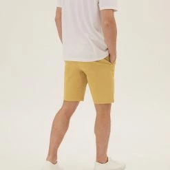 Deals ✨ M&S Collection Men's Shorts Stretch Chino Shorts 🔔 -Men's Holiday Clothes Sales SD 03 T17 5581M S3 X EC 2