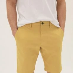 Deals ✨ M&S Collection Men's Shorts Stretch Chino Shorts 🔔 -Men's Holiday Clothes Sales SD 03 T17 5581M S3 X EC 3