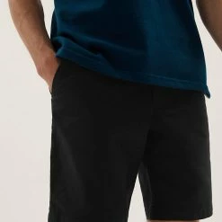 Deals ✨ M&S Collection Men's Shorts Stretch Chino Shorts 🔔 -Men's Holiday Clothes Sales SD 03 T17 5581M Y0 X EC 1