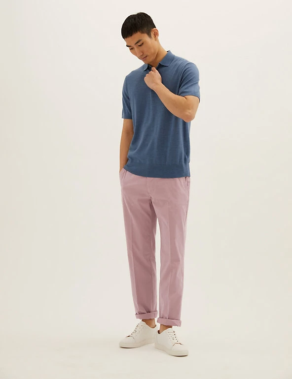 Buy โ๏ธ M&S Collection Men's Trousers Regular Fit Super Lightweight Chinos ๐ 21 Buy โ๏ธ M&S Collection Men's Trousers Regular Fit Super Lightweight Chinos ๐ - Image 21