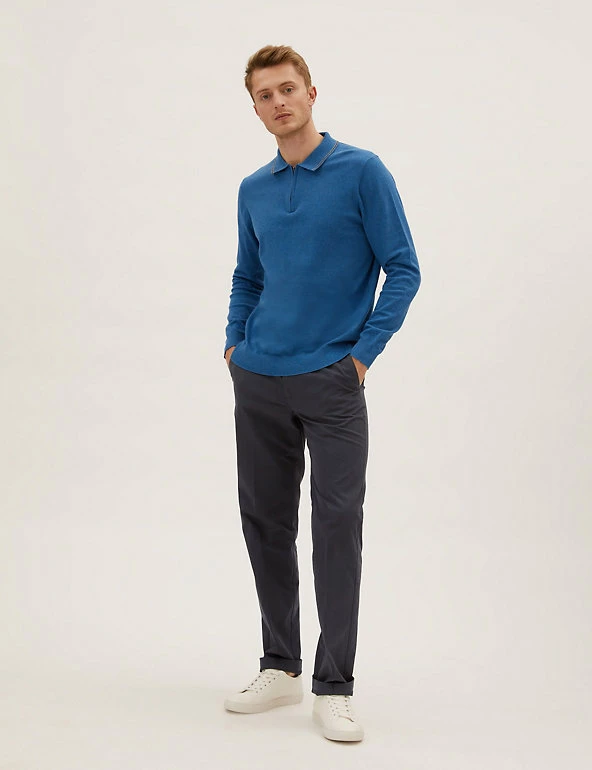 Buy โ๏ธ M&S Collection Men's Trousers Regular Fit Super Lightweight Chinos ๐ 25 Buy โ๏ธ M&S Collection Men's Trousers Regular Fit Super Lightweight Chinos ๐ - Image 25