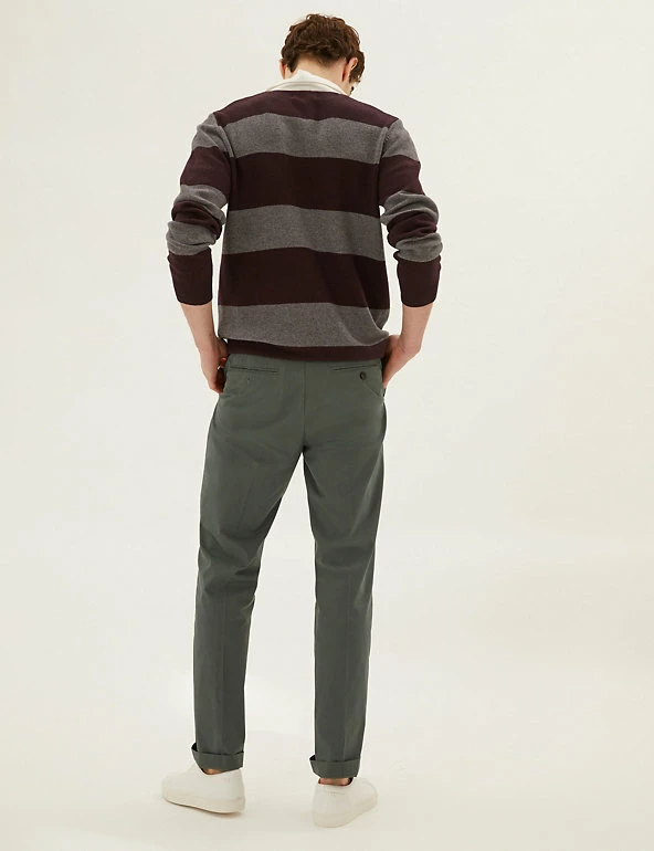 Buy โ๏ธ M&S Collection Men's Trousers Regular Fit Super Lightweight Chinos ๐ 37 Buy โ๏ธ M&S Collection Men's Trousers Regular Fit Super Lightweight Chinos ๐ - Image 37