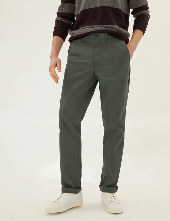 Buy โ๏ธ M&S Collection Men's Trousers Regular Fit Super Lightweight Chinos ๐ 38 Buy โ๏ธ M&S Collection Men's Trousers Regular Fit Super Lightweight Chinos ๐ - Image 38