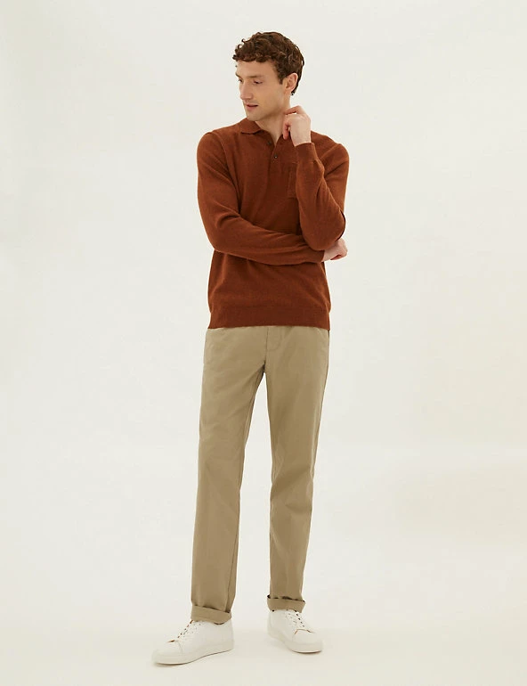 Buy โ๏ธ M&S Collection Men's Trousers Regular Fit Super Lightweight Chinos ๐ 16 Buy โ๏ธ M&S Collection Men's Trousers Regular Fit Super Lightweight Chinos ๐ - Image 16