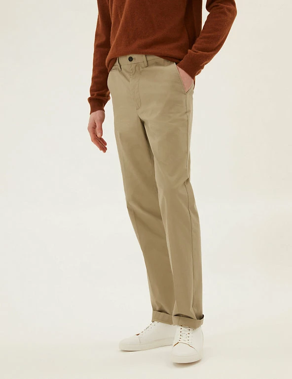 Buy โ๏ธ M&S Collection Men's Trousers Regular Fit Super Lightweight Chinos ๐ 18 Buy โ๏ธ M&S Collection Men's Trousers Regular Fit Super Lightweight Chinos ๐ - Image 18