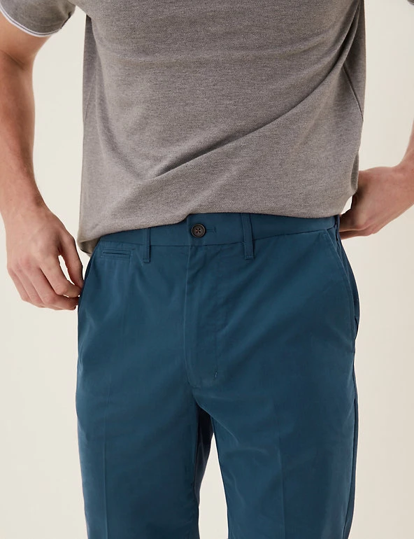 Buy โ๏ธ M&S Collection Men's Trousers Regular Fit Super Lightweight Chinos ๐ 32 Buy โ๏ธ M&S Collection Men's Trousers Regular Fit Super Lightweight Chinos ๐ - Image 32