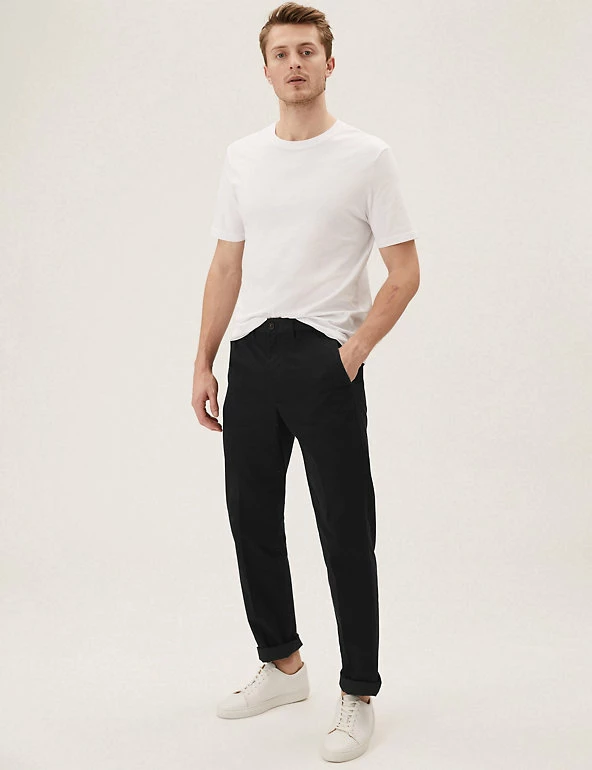 Buy โ๏ธ M&S Collection Men's Trousers Regular Fit Super Lightweight Chinos ๐ 6 Buy โ๏ธ M&S Collection Men's Trousers Regular Fit Super Lightweight Chinos ๐ - Image 6