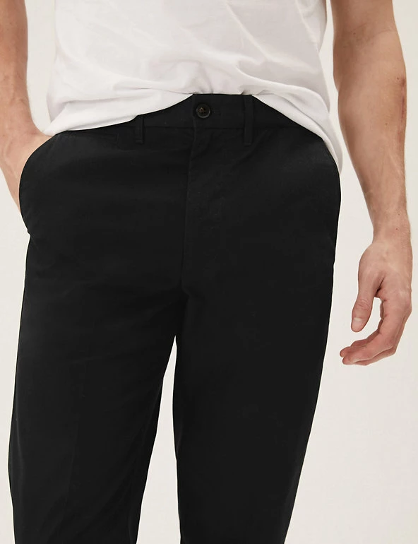 Buy โ๏ธ M&S Collection Men's Trousers Regular Fit Super Lightweight Chinos ๐ 9 Buy โ๏ธ M&S Collection Men's Trousers Regular Fit Super Lightweight Chinos ๐ - Image 9