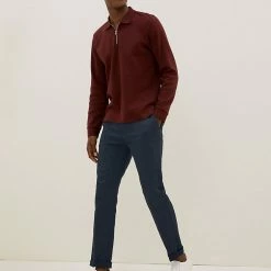 Men's Holiday Clothes Sales 14 Cheap π Autograph Casual Trousers Slim Fit Italian Stretch Chinos β