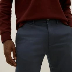 Cheap 🌟 Autograph Casual Trousers Slim Fit Italian Stretch Chinos ⌛ -Men's Holiday Clothes Sales SD 03 T17 6380M F0 X EC 1